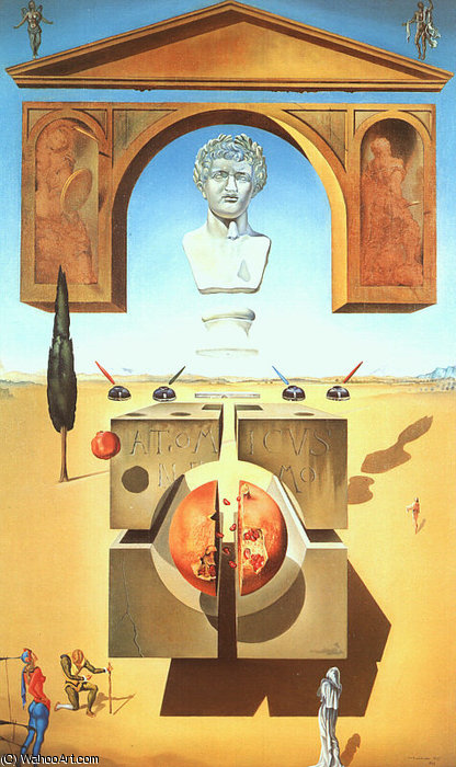 Dalí: Dematerialisierung Am Nasenspitzen Des Nero — Salvador Dalí