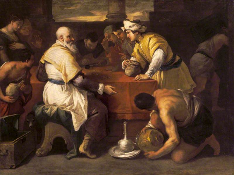 The Parable Of The Prodigal Son Receiving His Portion — Luca Giordano