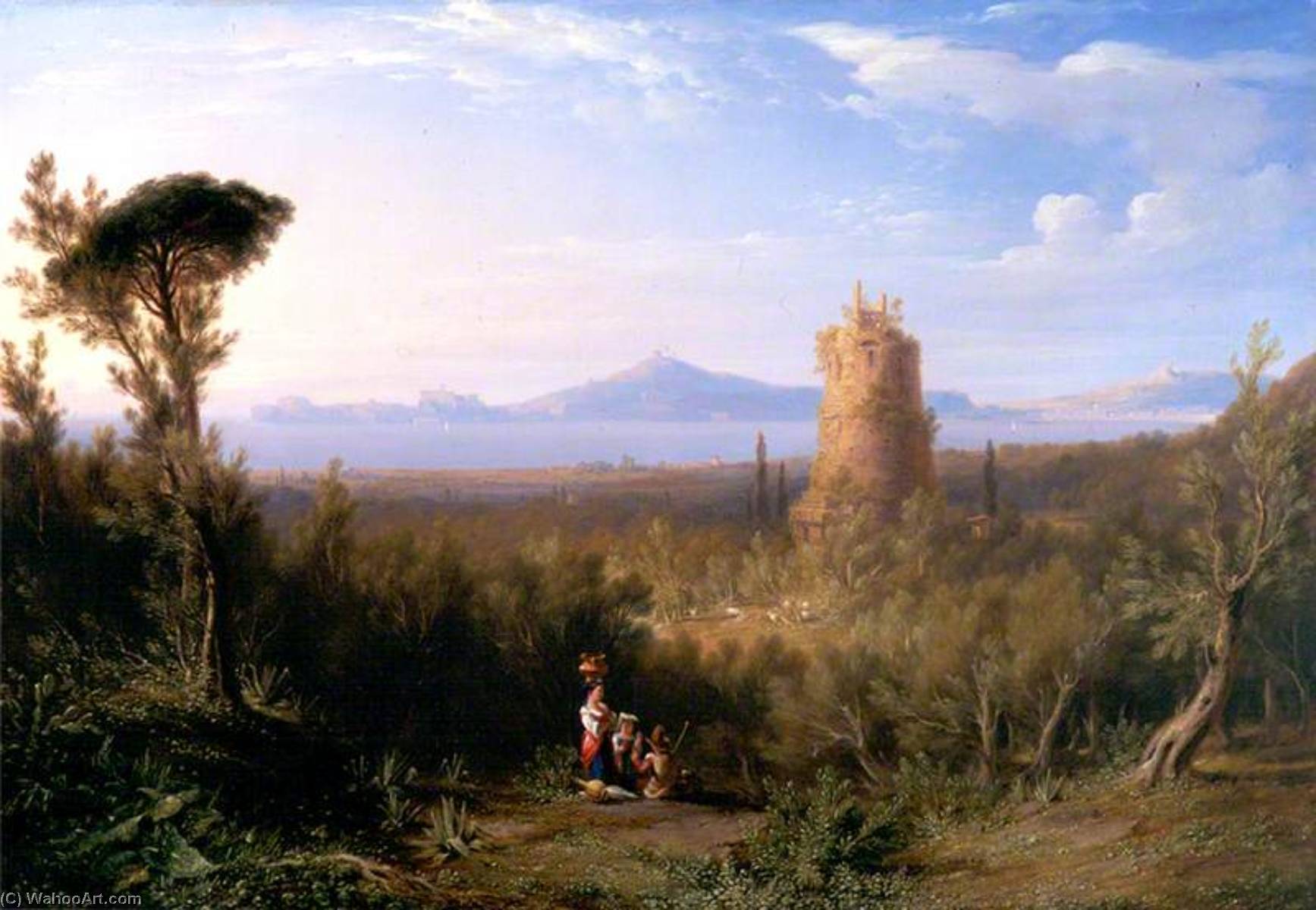 Cicero's Tomb At The Bay Of Gaeta — James Giles