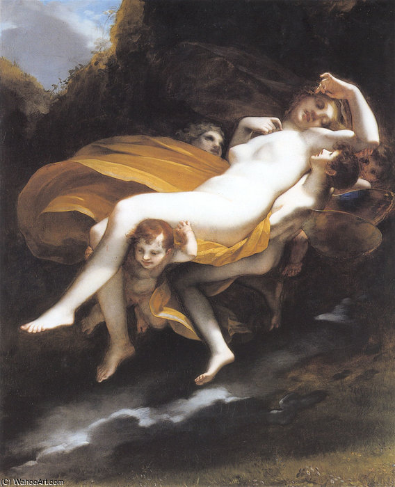 Psych Enleve Par Les Zephyrs — Pierre-paul Prud'hon