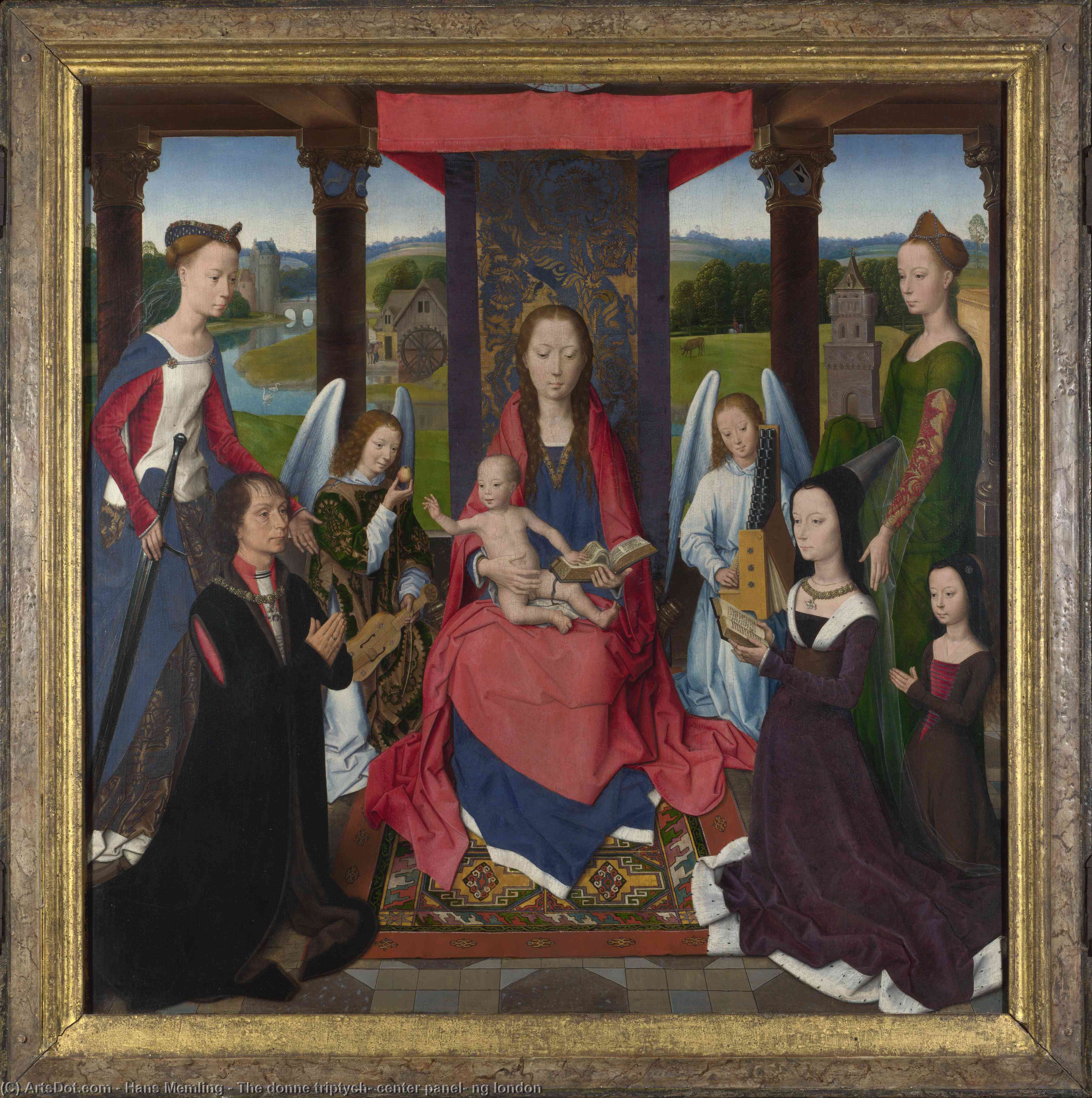 The Donne Triptych, Center Panel — Ханс Мемлинг
