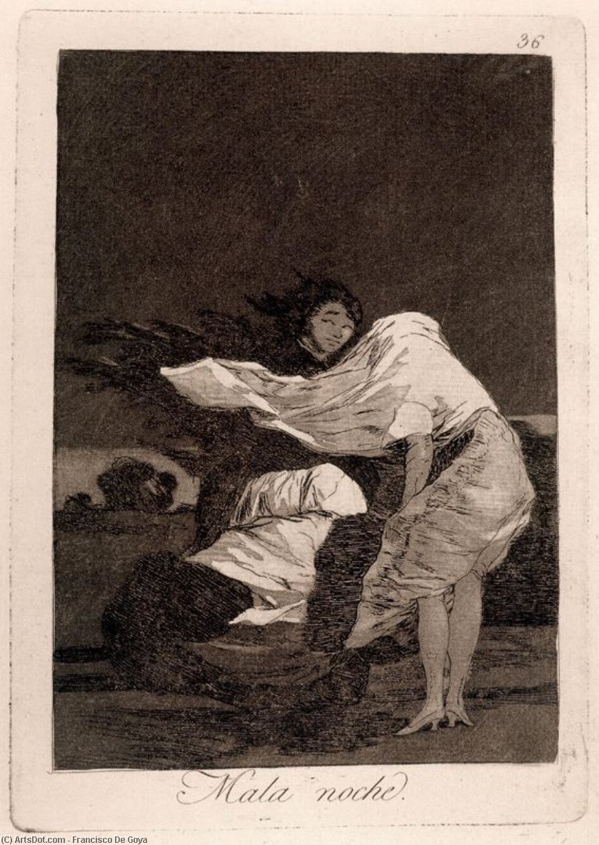 Mala Noche — Francisco José De Goya Y Lucientes