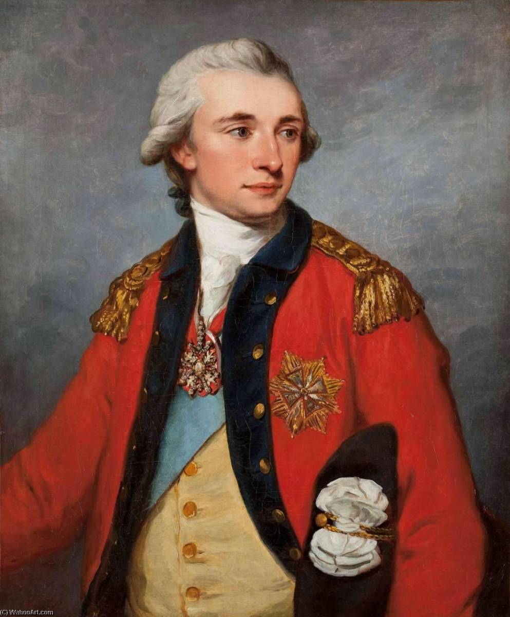 Portrait Of Prince Stanislaus Poniatowski — Angelica Kauffmann (maria Anna Angelika)