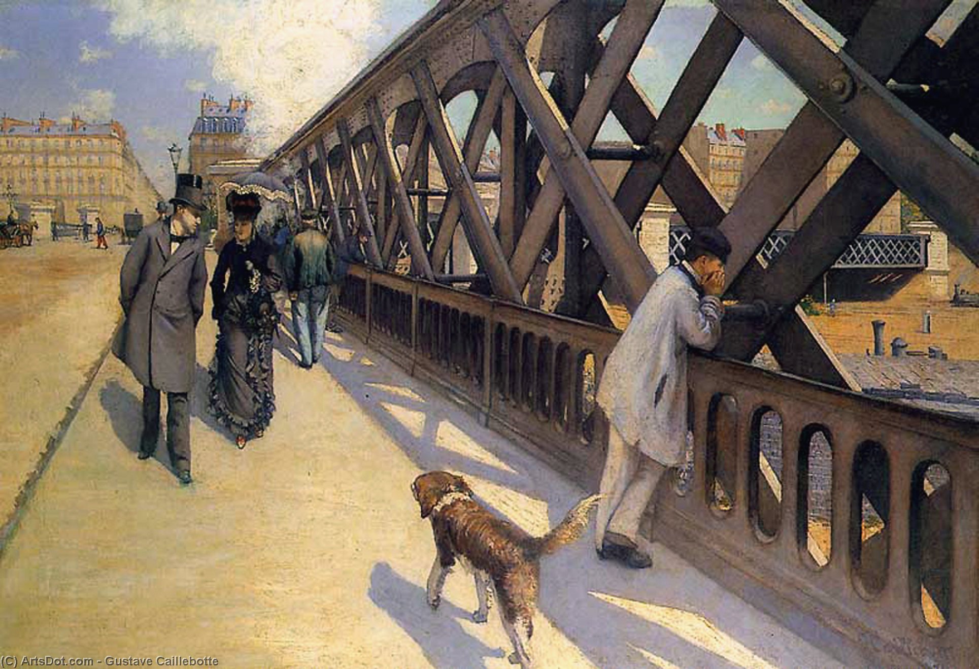 The Pont Du Europe — Gustave Caillebotte