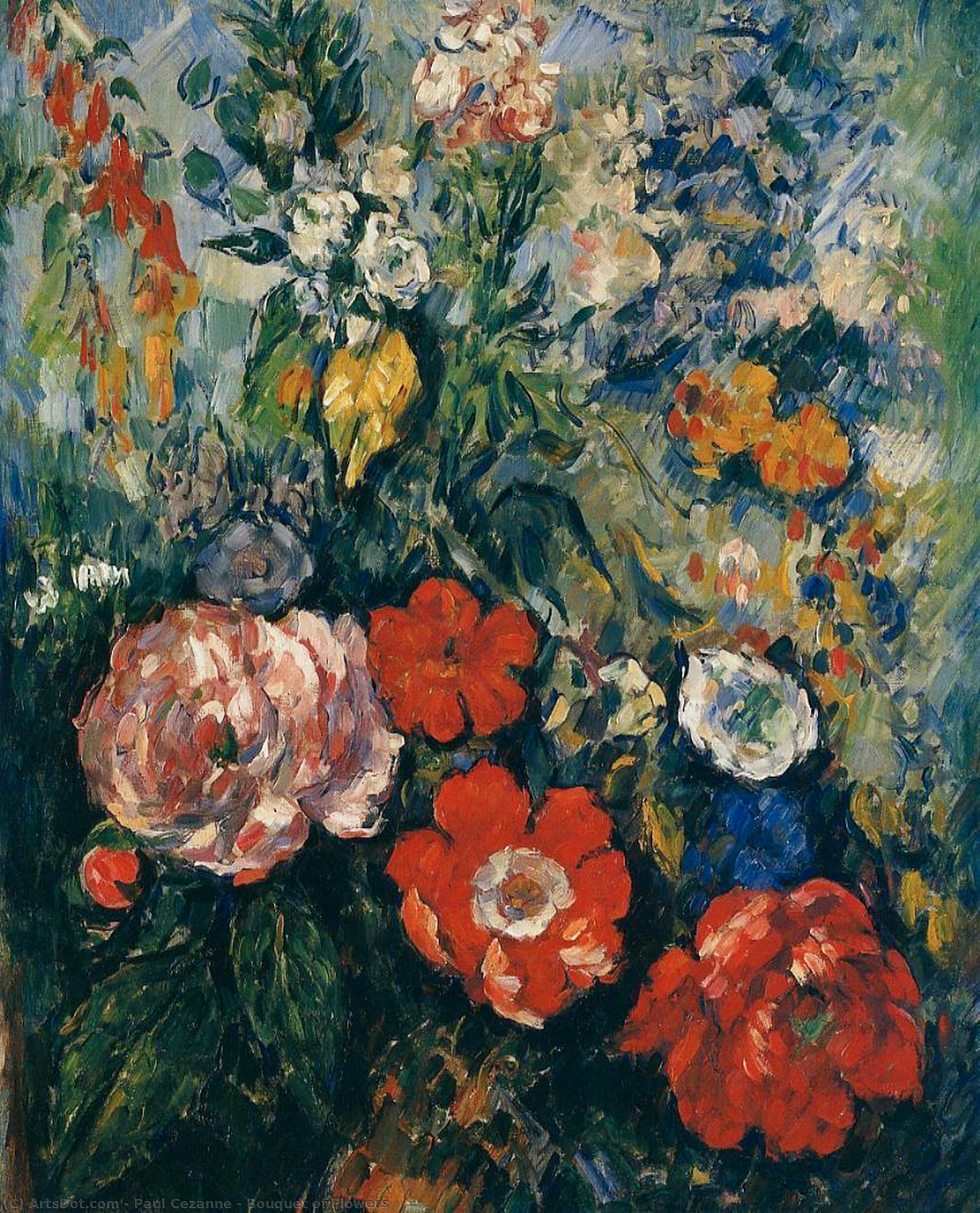 Bouquet Of Flowers — Paul Cézanne