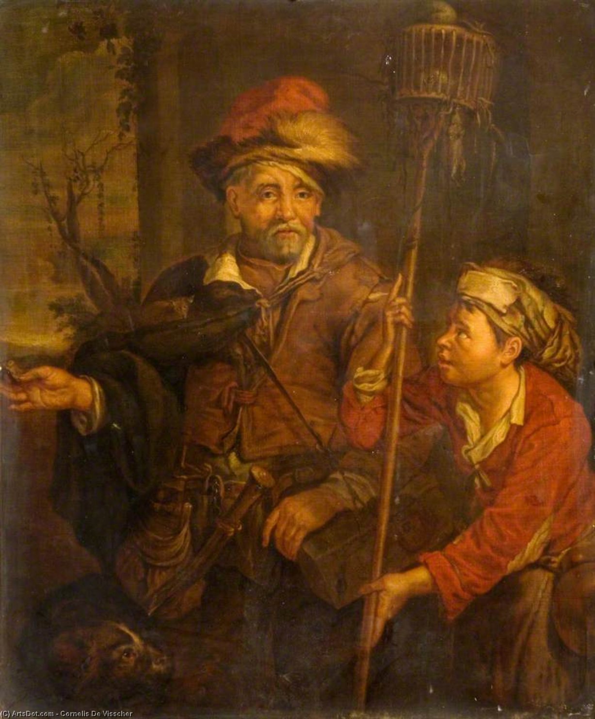 The Rat-catcher Of Paris — Cornelis De Visscher