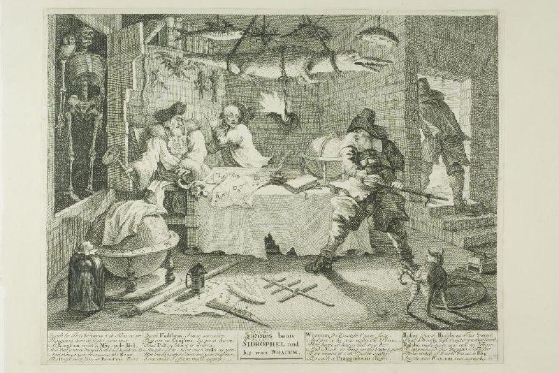Hudibras And Sidrophel, Plate Eight From Hudibras — William Hogarth