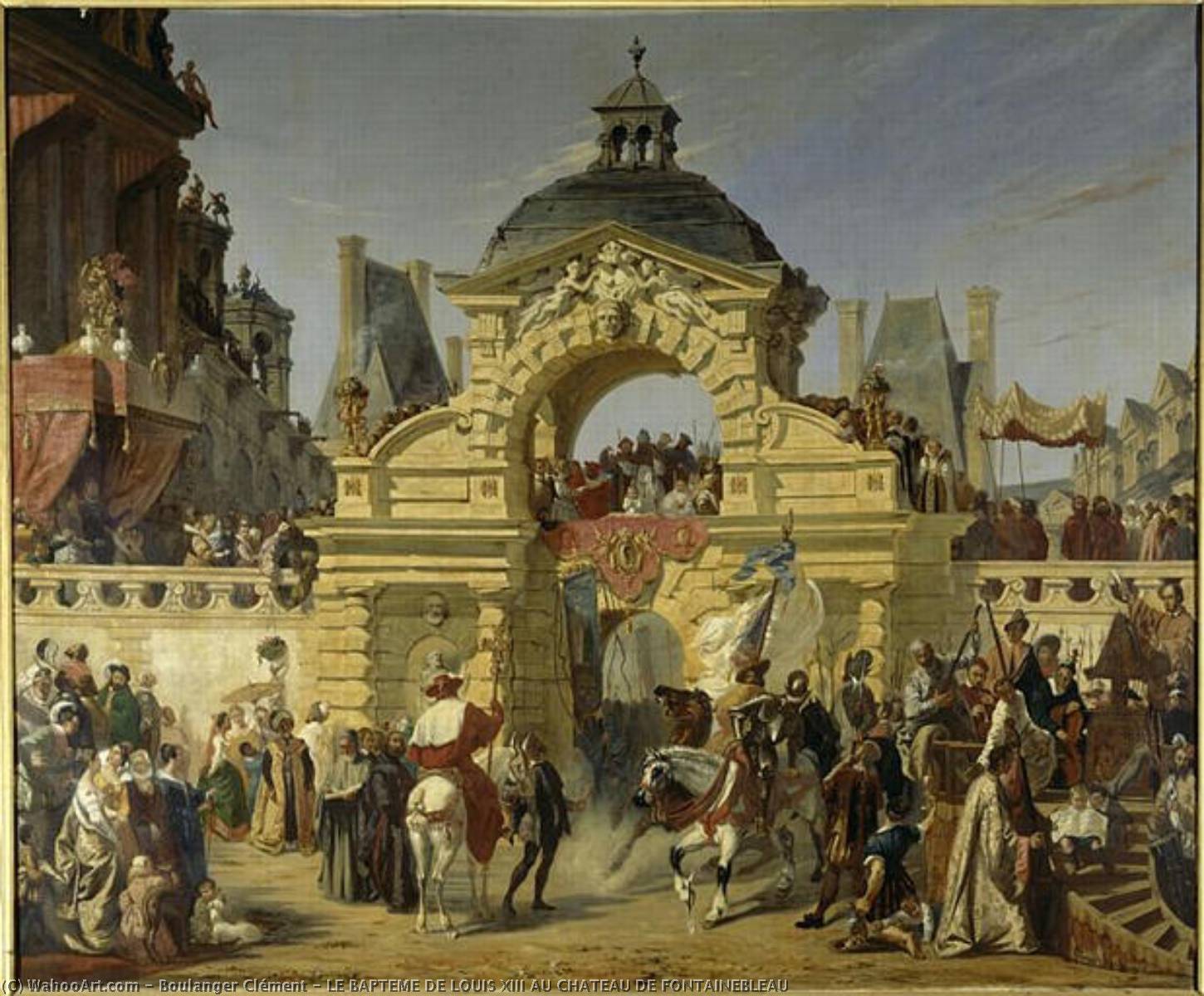 Le Bapteme De Louis Xiii Au Chateau De Fontainebleau — Boulanger Clément