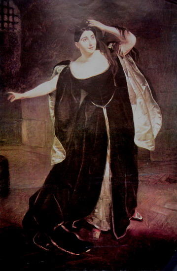 Dzhudita Pasta As Anne Boleyn — Karl Pavlovich Bryullov
