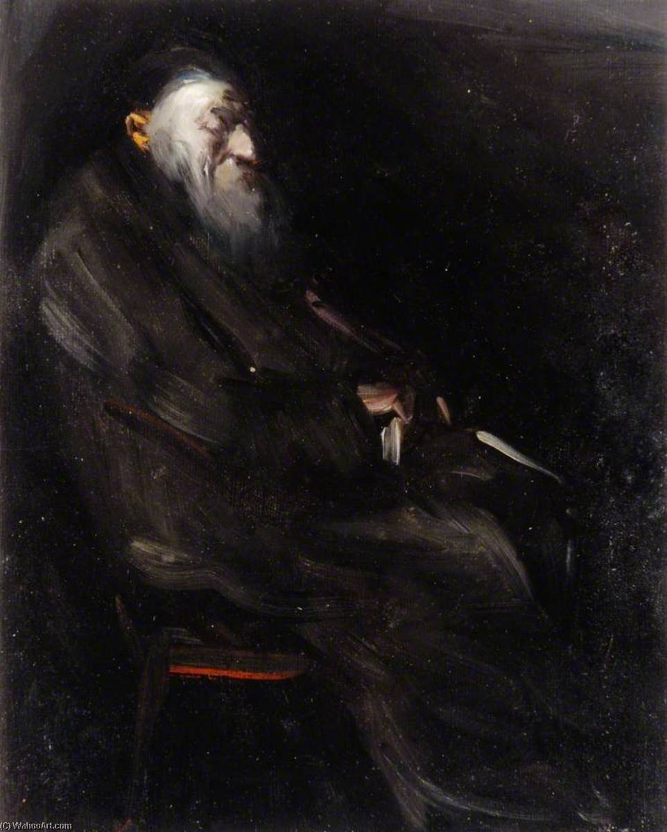 Portrait Of An Old Man Seated — Philip Naviasky