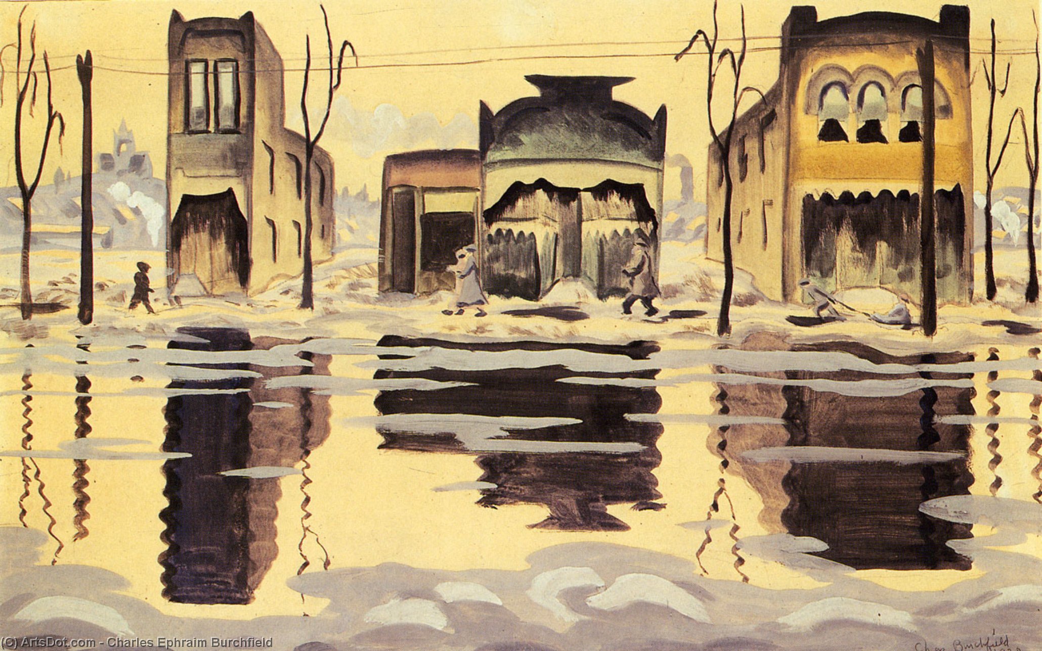 February Thaw 1 — Charles Burchfield