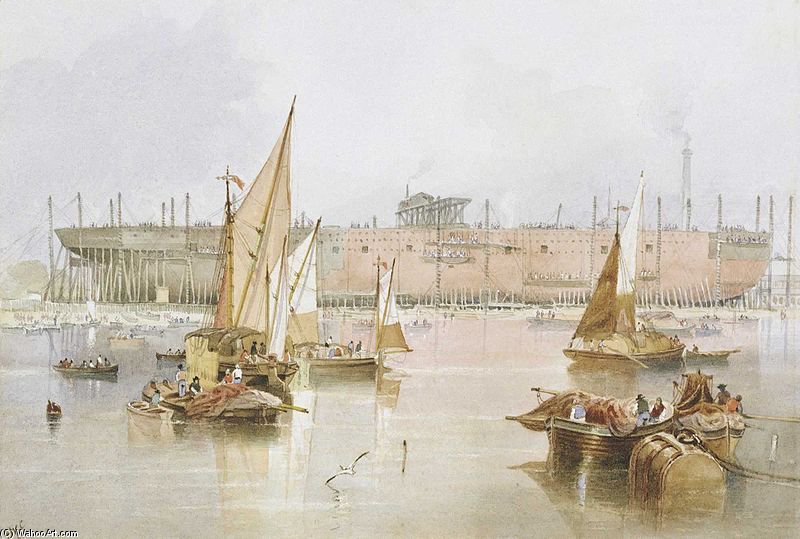 The Building Of The Ss 'great Eastern' — John Wilson Carmichael