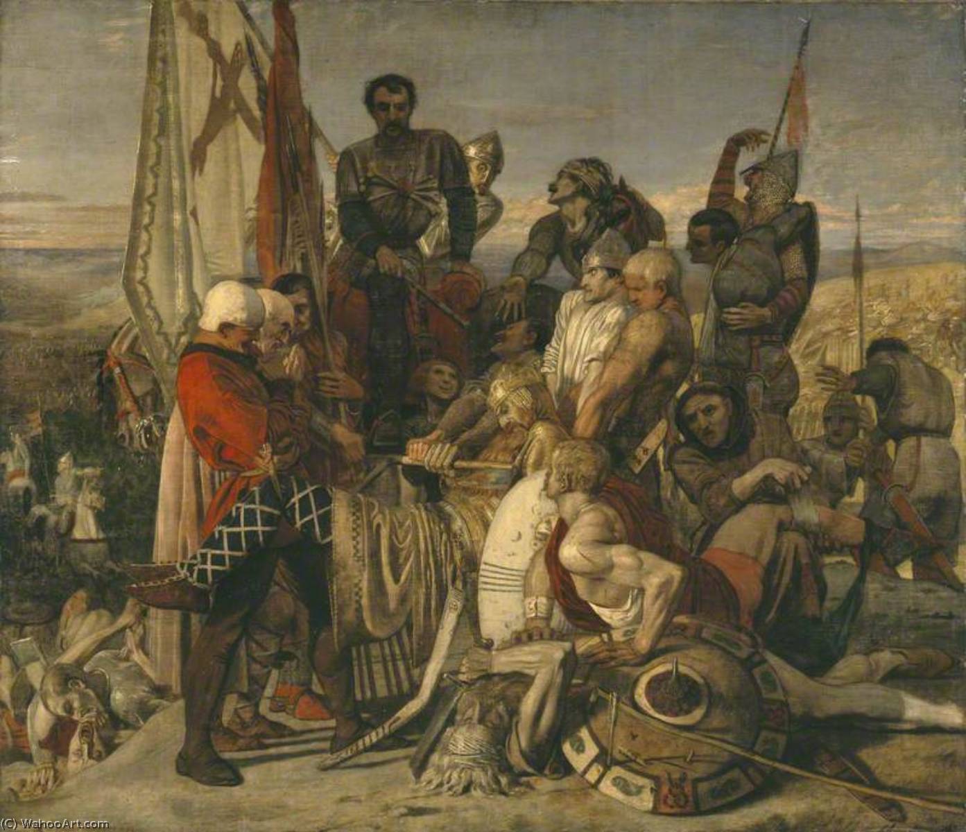 Wilhelmus Conquistador (the Body Of Harold) — Ford Madox Brown