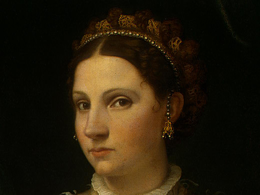 Portrait Of A Lady In White D2 — Alessandro Bonvicino (moretto Da Brescia)