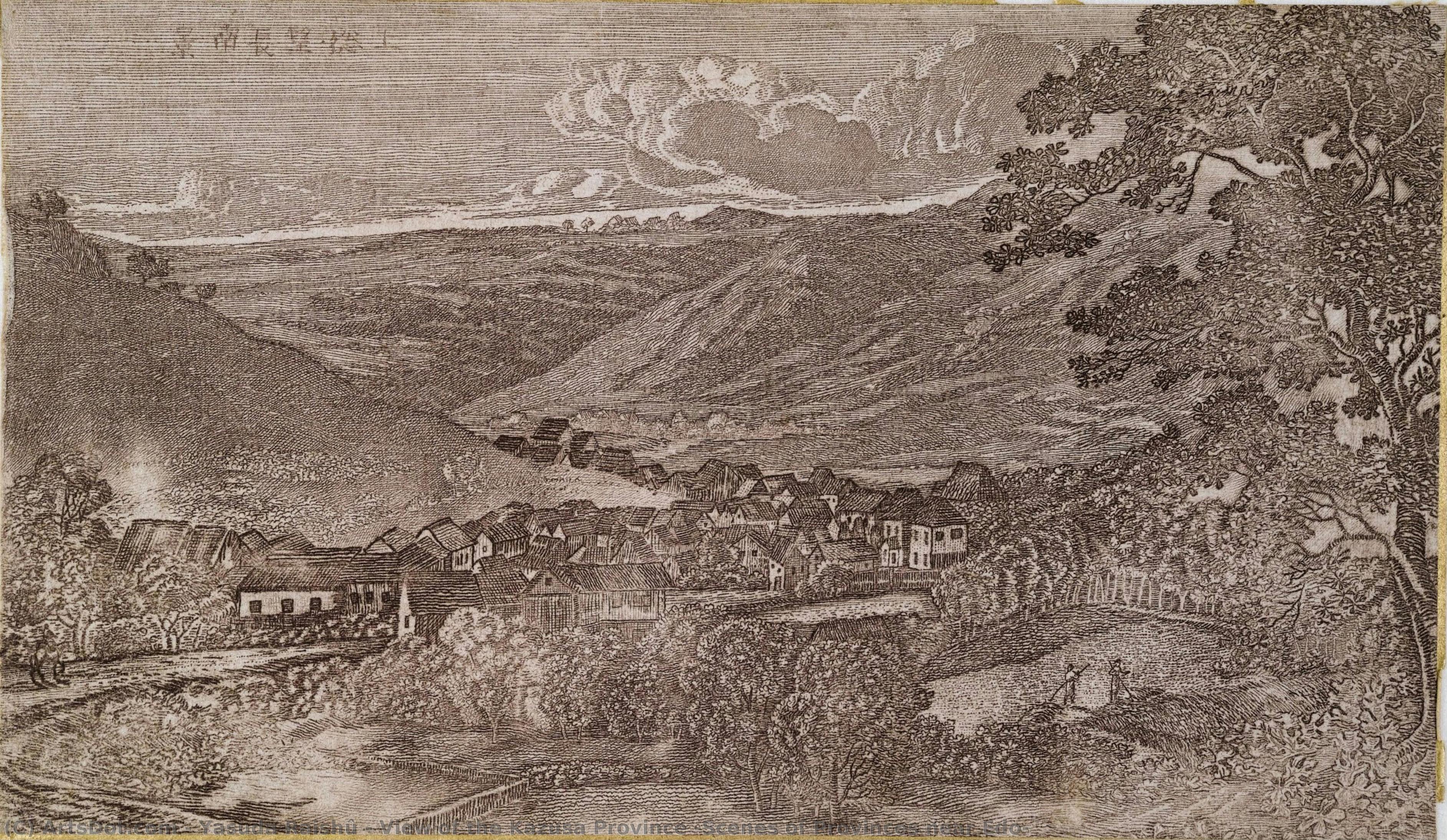 View Of The Kazusa Province (scenes Of Provinces Near Edo) — Yasuda Raishû