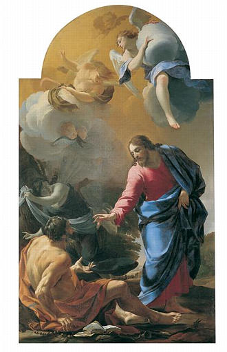 Le Christ Apparaissant À Saint Antoine Abbé Le Christ Guérissant Un Possédé La Tentation De Saint Antoine (ancien Titre) — Simon Vouet