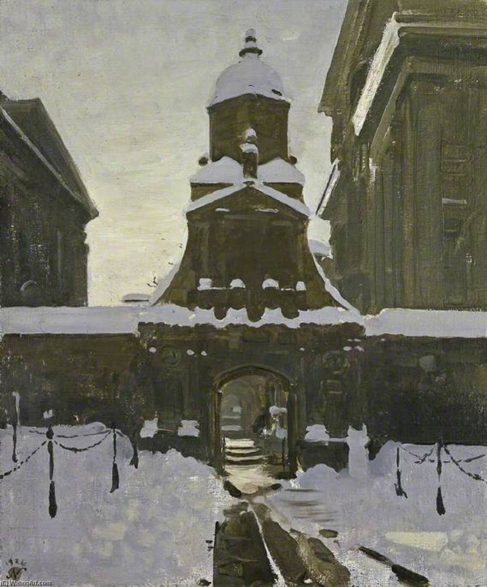 The Gate Of Honour Under Snow — Sir William Nicholson