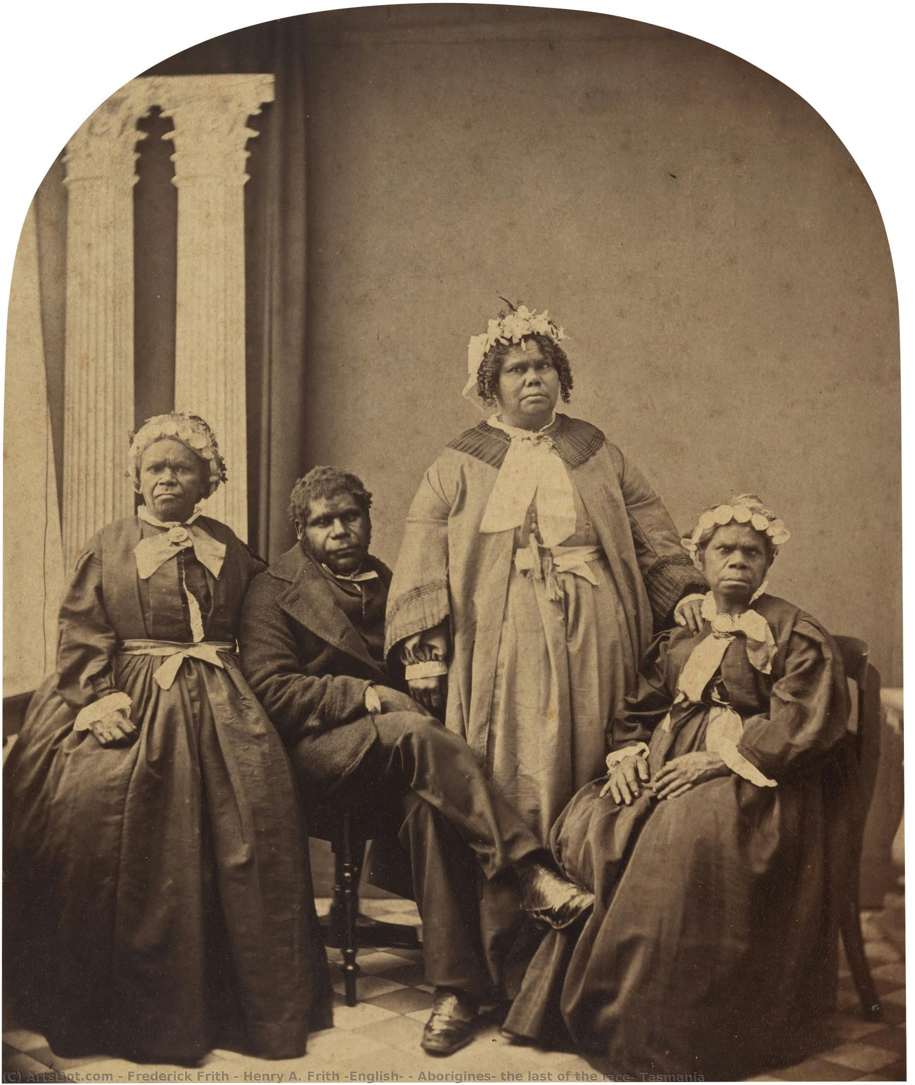 Aborigines, The Last Of The Race, Tasmania — Frederick Frith & Henry A. Frith (english)