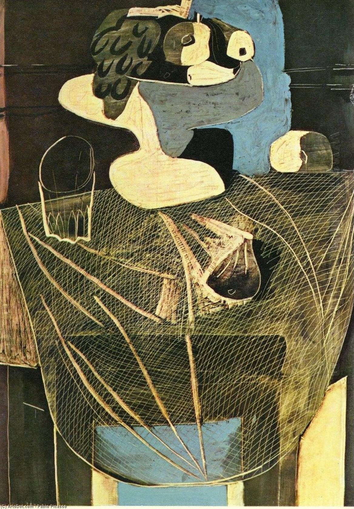 Still Life With Fishing Net — Pablo Picasso