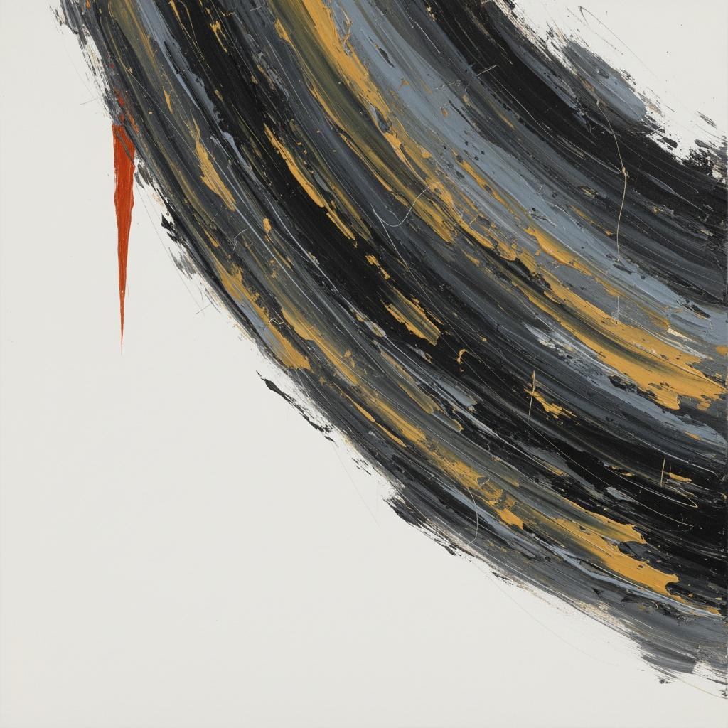 Monolithic Shadows In Ochre: A Singular Study Of Kinetic Tension And Melancholy — Christian Noiret