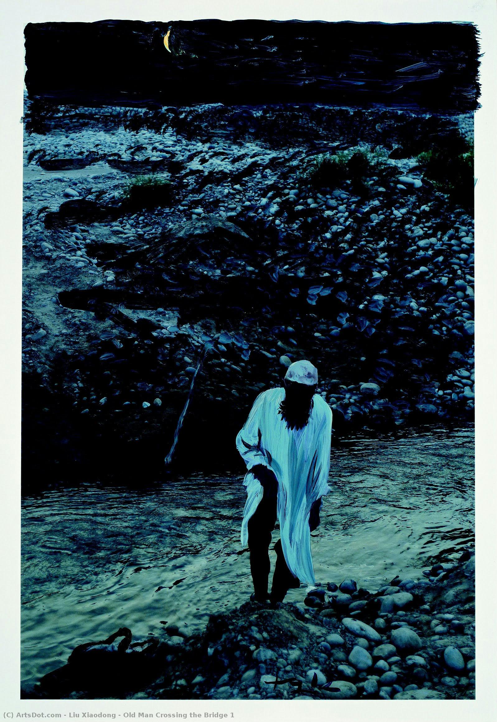 Old Man Crossing The Bridge 1 — Liu Xiaodong