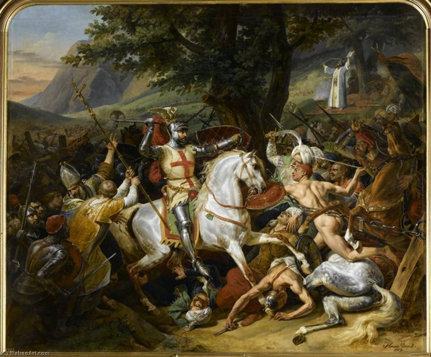 Bataille De Las Navas De Tolosa, 1212 — Emile Jean Horace Vernet