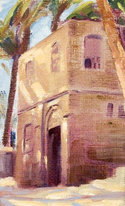 Egyptian Building In An Oasis — Myrtle Broome