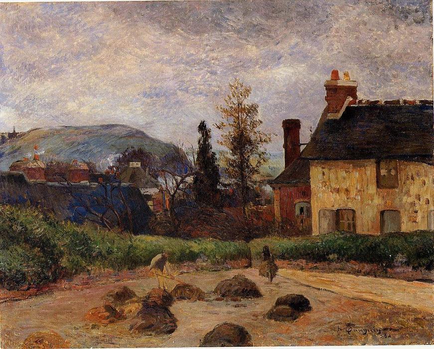 Returning From The Harvest (manuring) — Eugène Henri Paul Gauguin