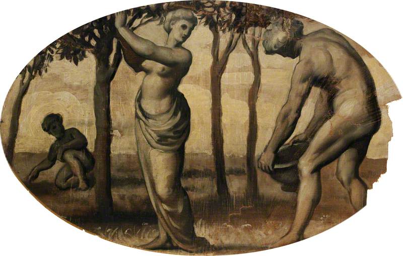 Harvesting Fruit (decorative Panel) — Francis Wollaston Moody