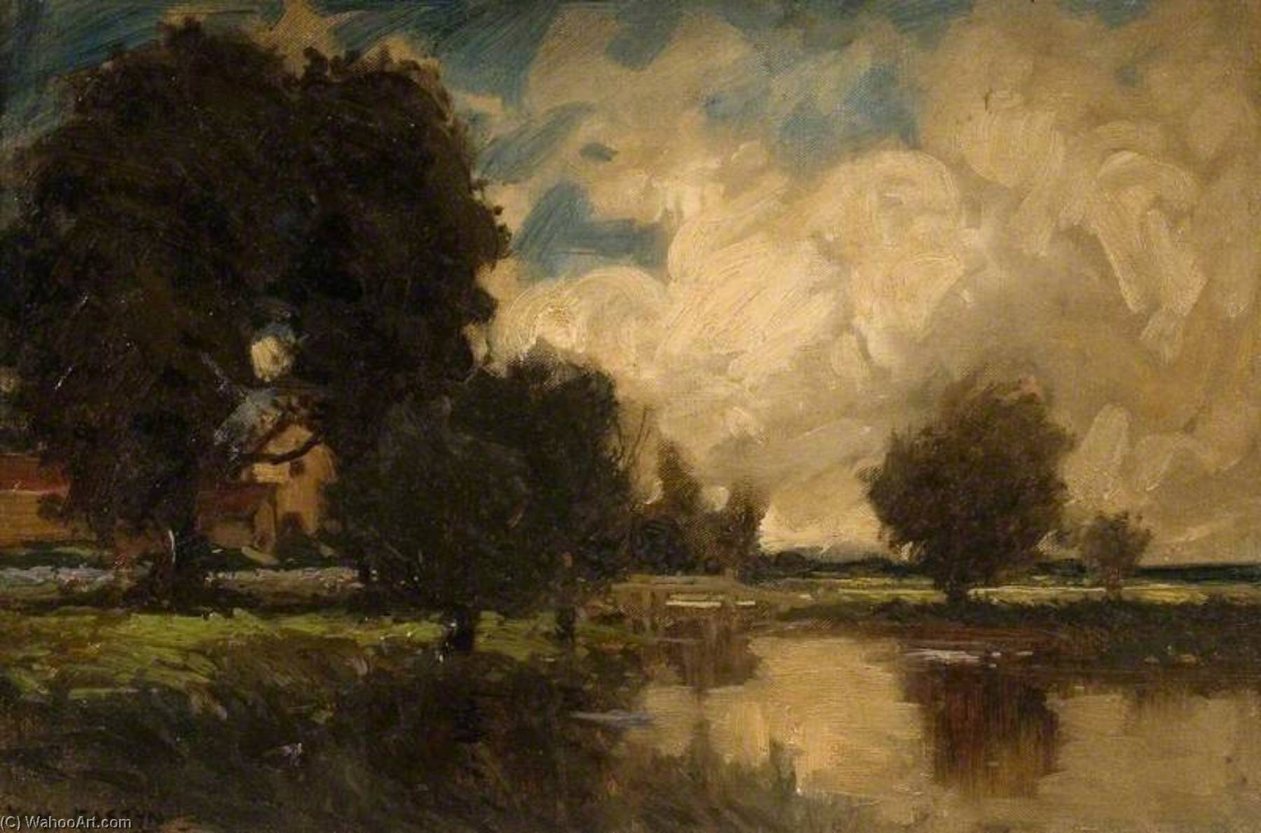 Landscape With A Bridge — Thomas Edwin Mostyn