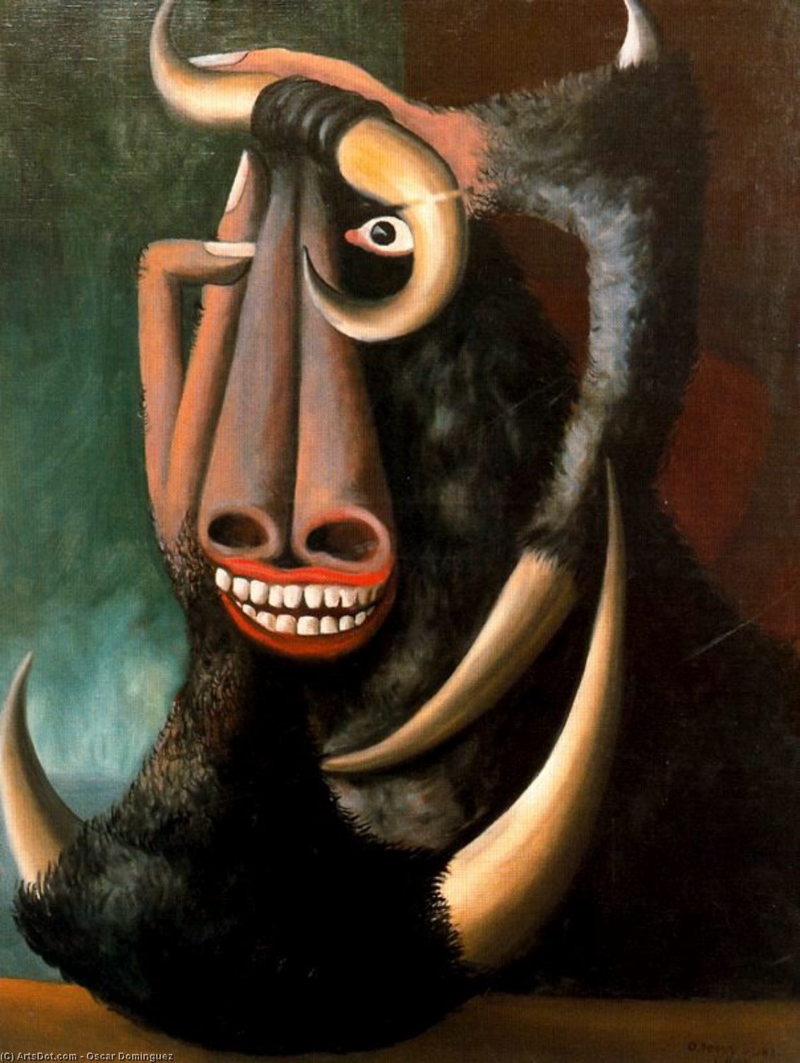 Head Of A Bull — Óscar Domínguez