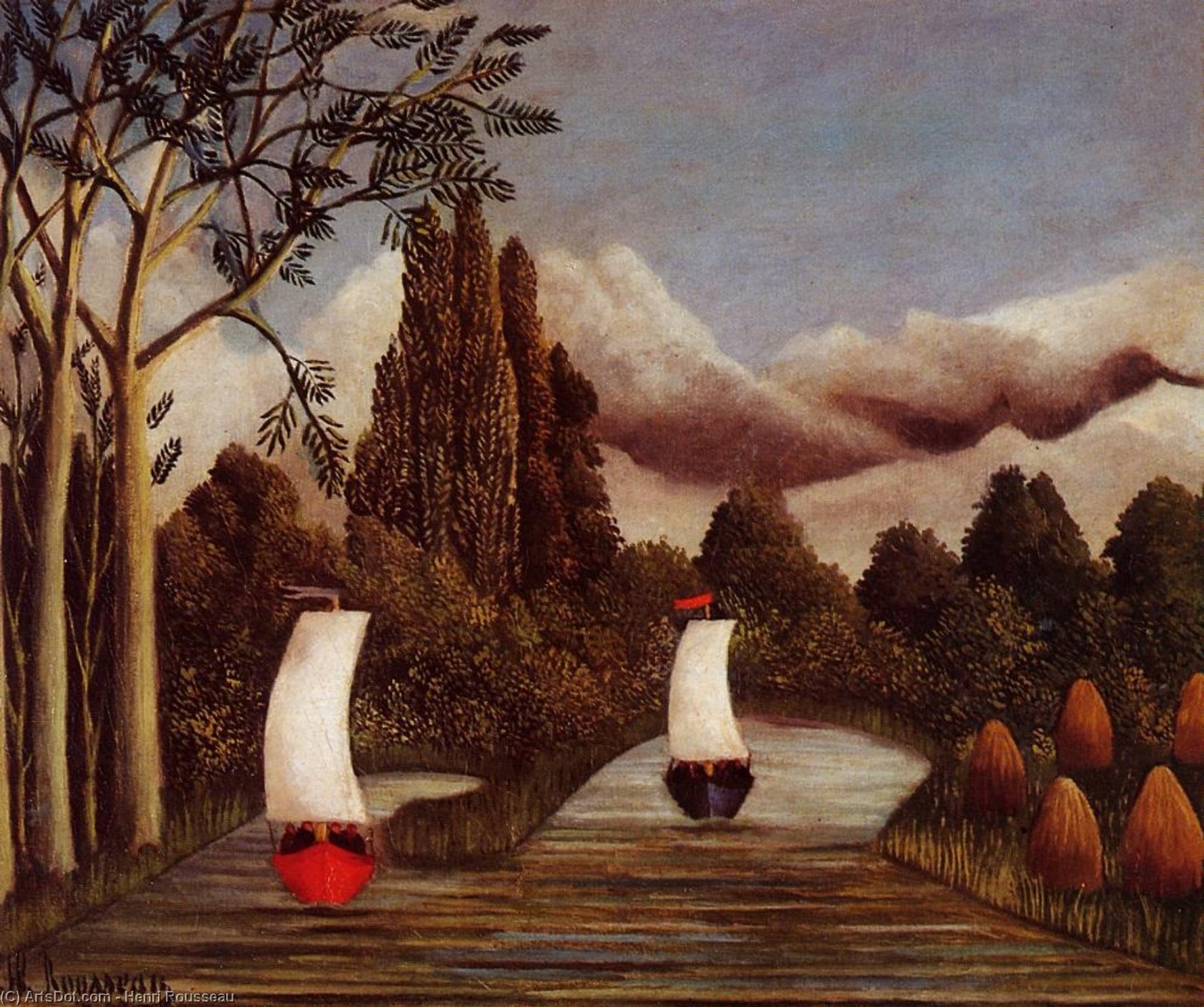 The Banks Of The Oise — Henri Julien Félix Rousseau (le Douanier)
