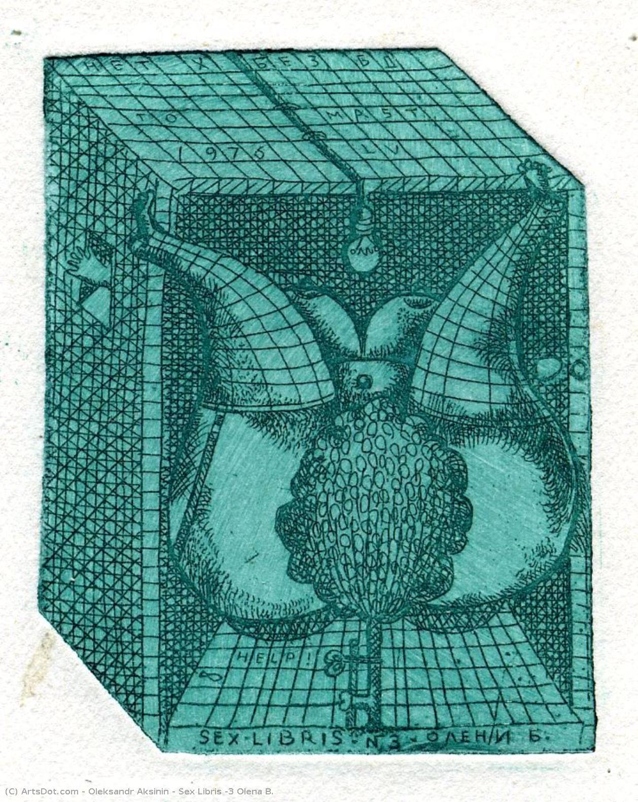 Sex Libris №3 Olena B. — Oleksandr Aksinin