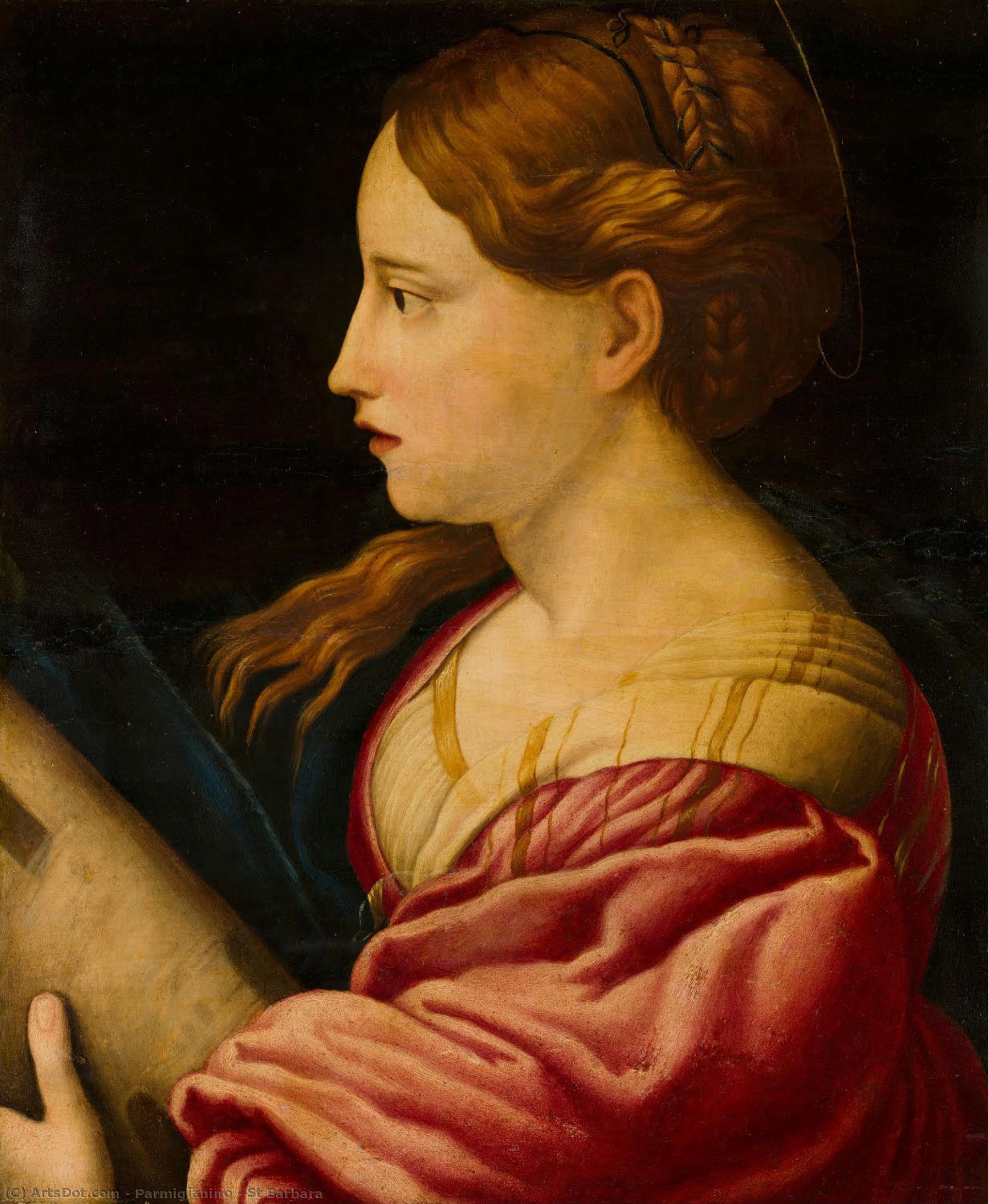 St Barbara — Пармиджанино