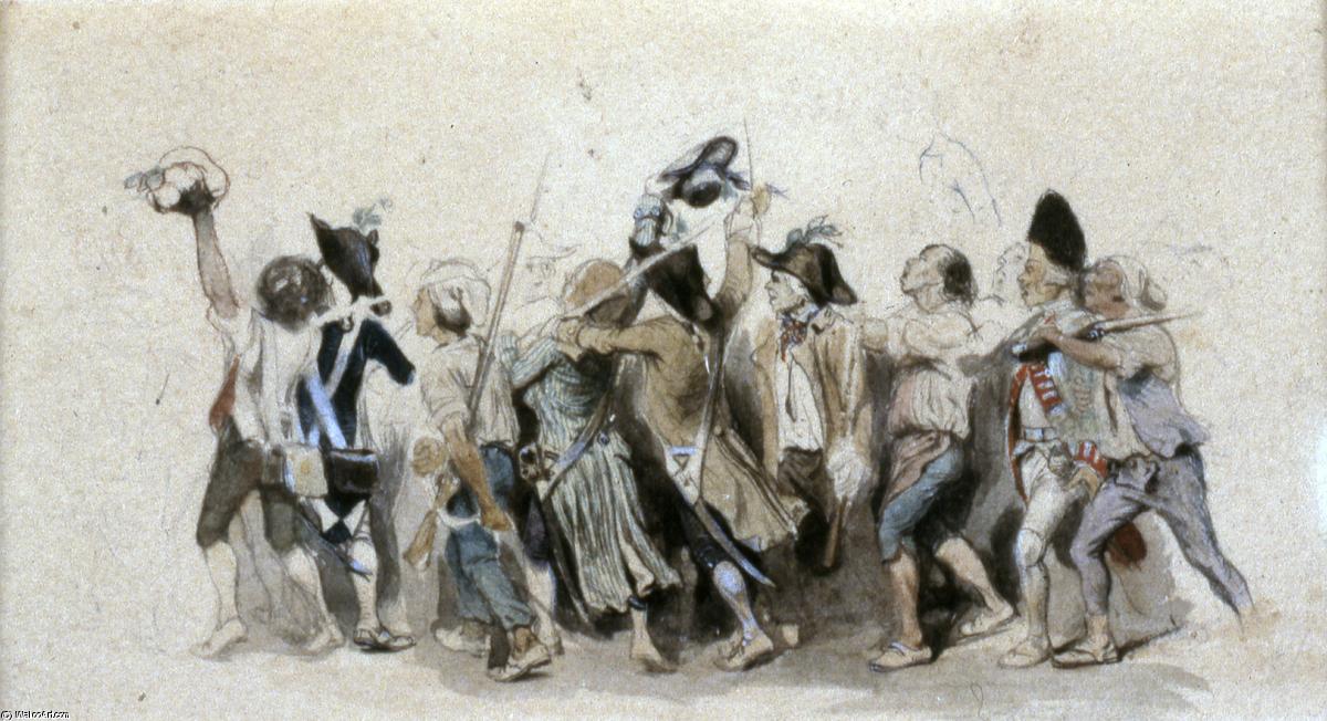 Departure Of The Volunteers — Jean-louis Ernest Meissonier