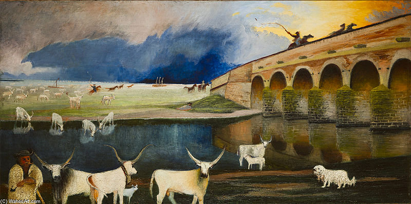 Storm On The Hortobágy — Tivadar Csontváry Kosztka