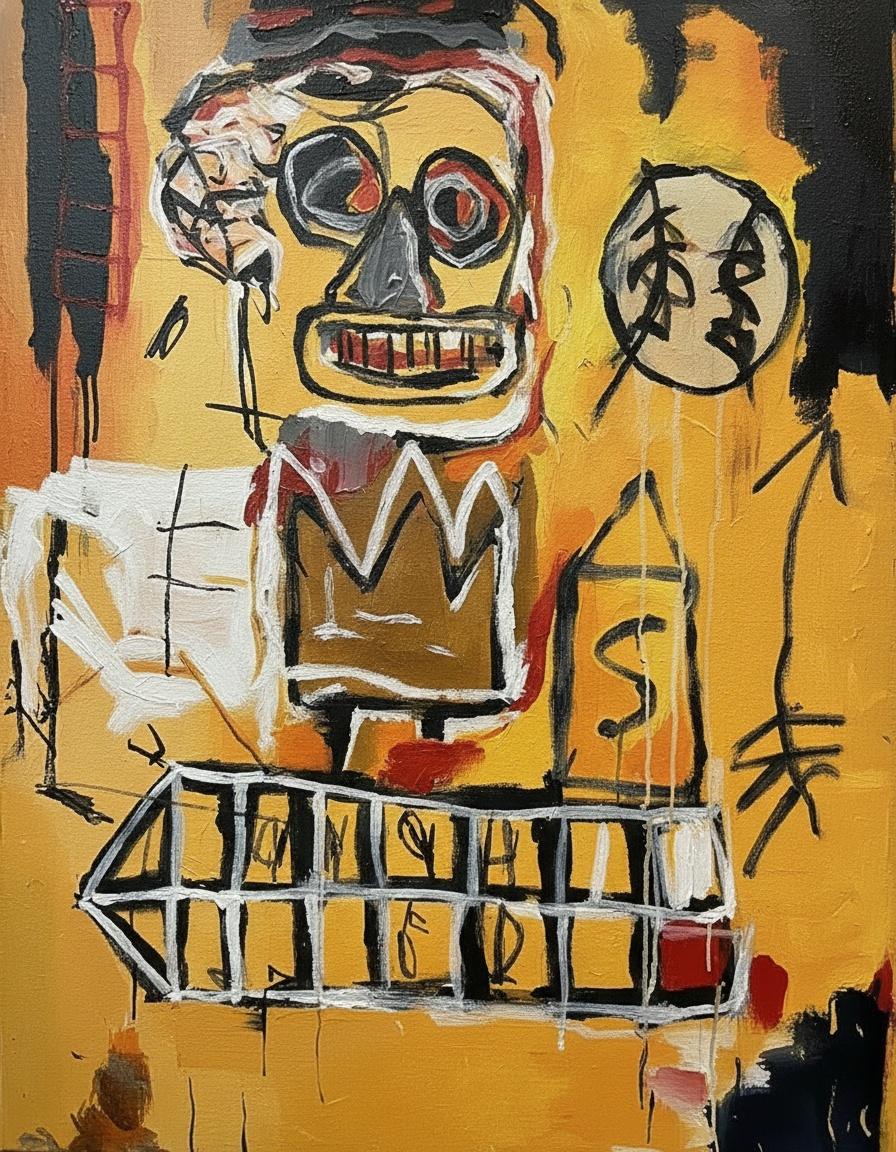 Fragmented Totem In Ochre: A Singular Expression Of Primordial Chaos And Spirit — Laurent Fabre