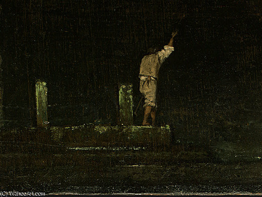 La Grotte De La Loue, Detail 3, Ng Washington — Gustave Courbet
