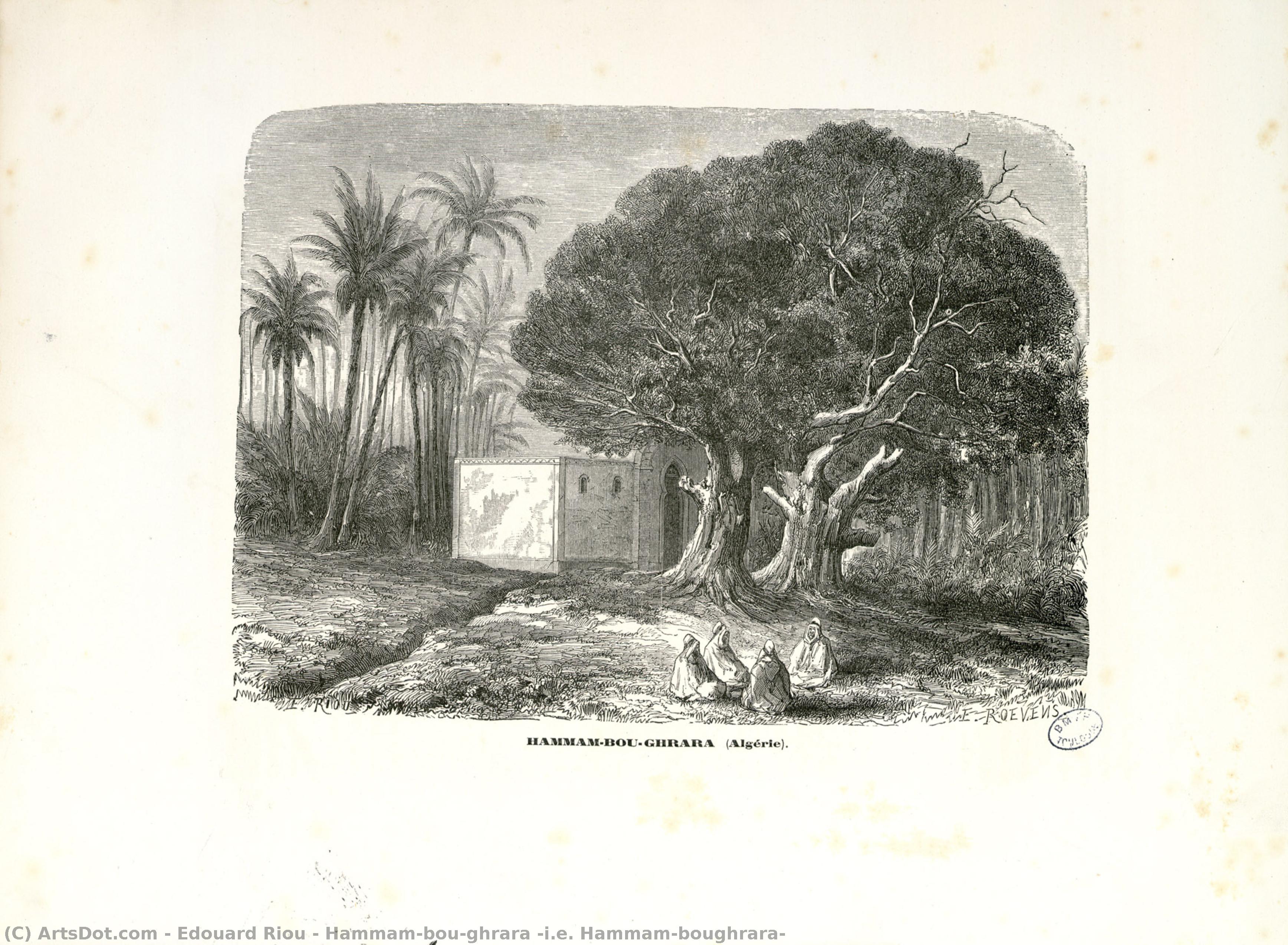 Hammam-bou-ghrara (i.e. Hammam-boughrara) — Édouard Riou