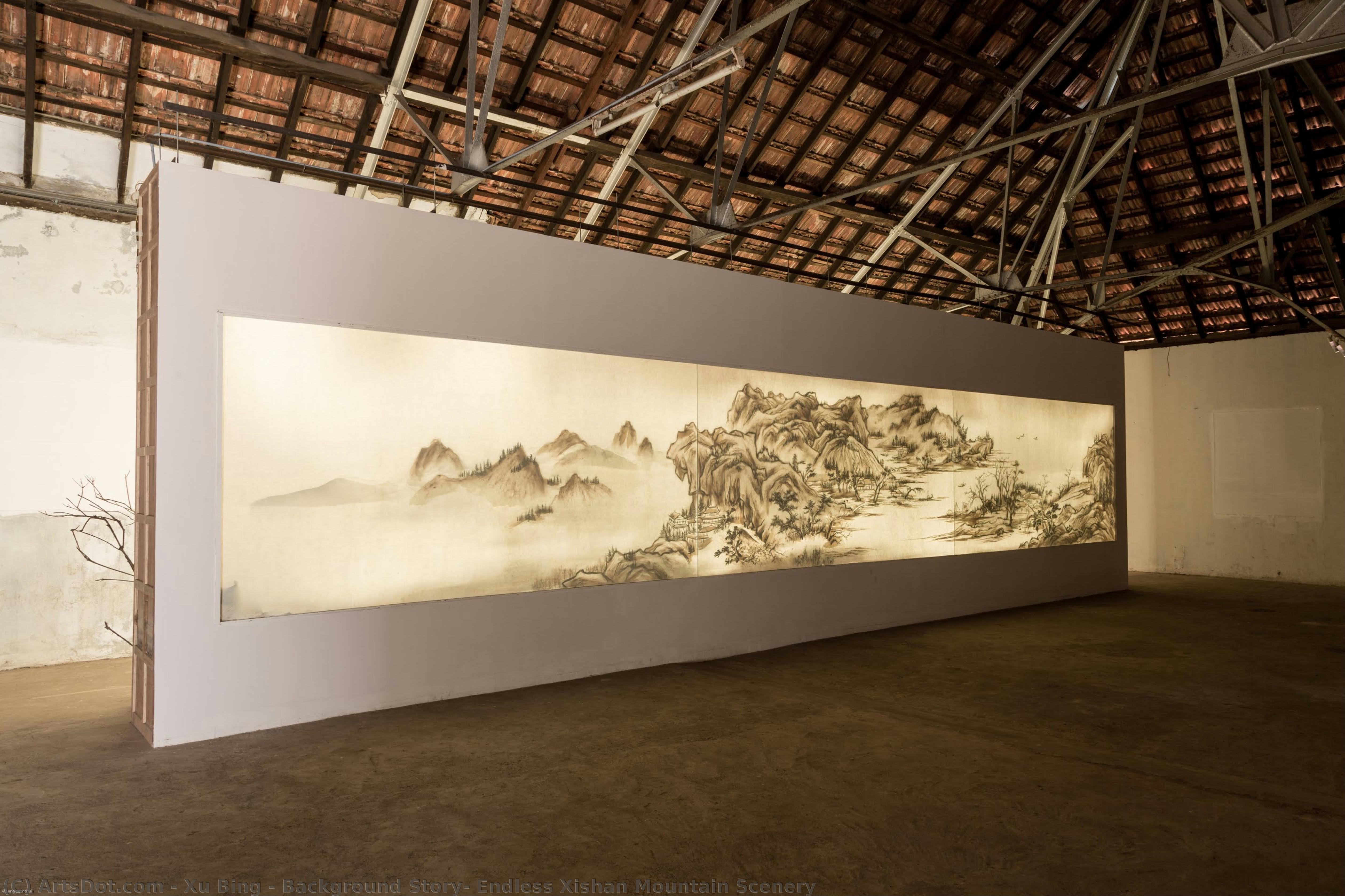 Background Story: Endless Xishan Mountain Scenery — Xu Bing