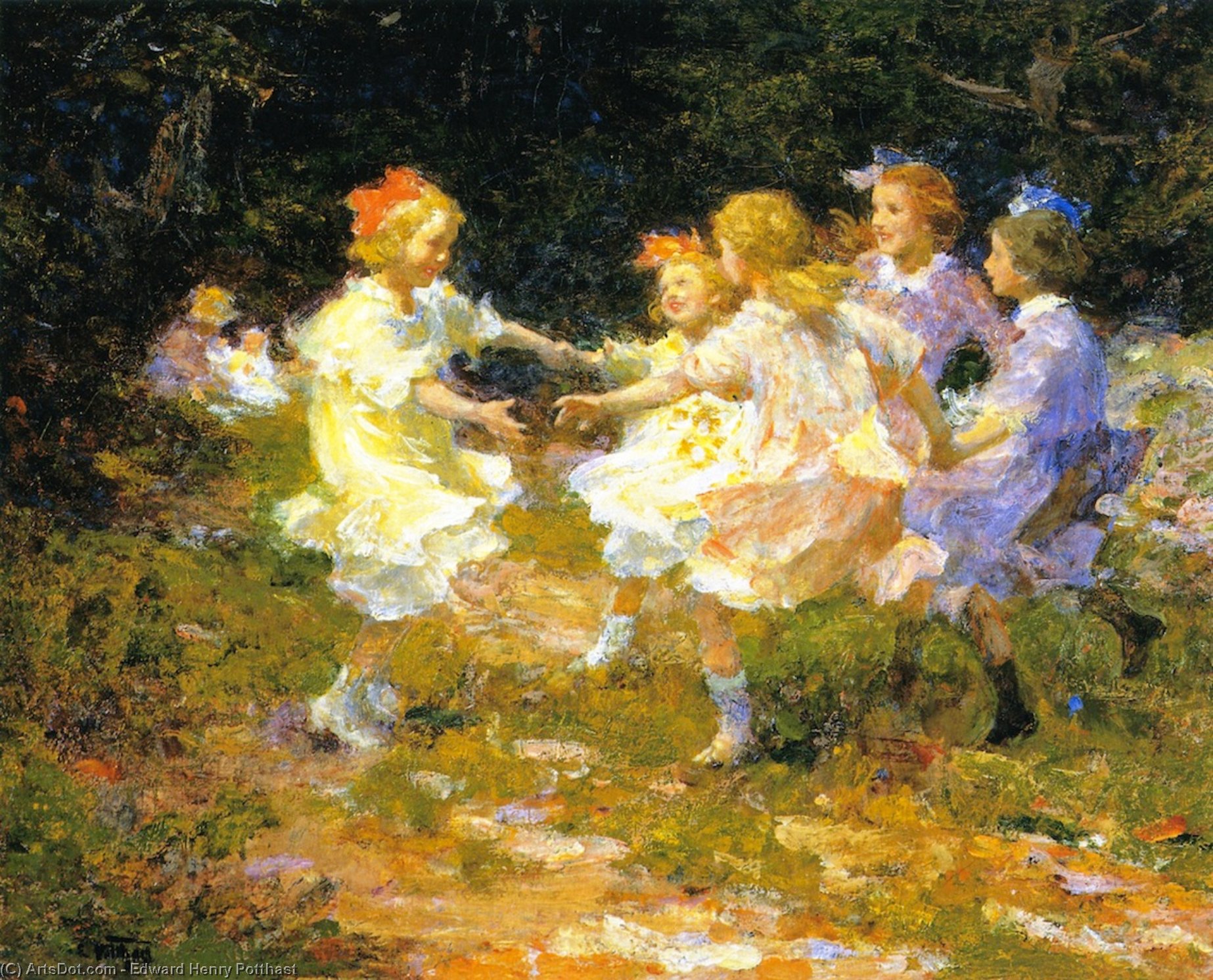 Ring Around The Rosey — Edward Henry Potthast