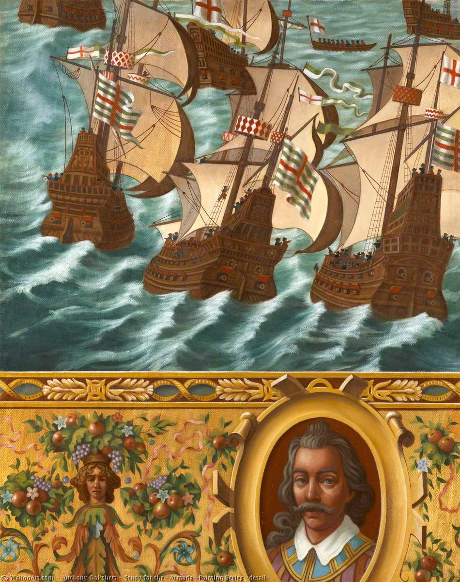 Study For The 'armada' Painting Series (detail) — Anthony Oakshett