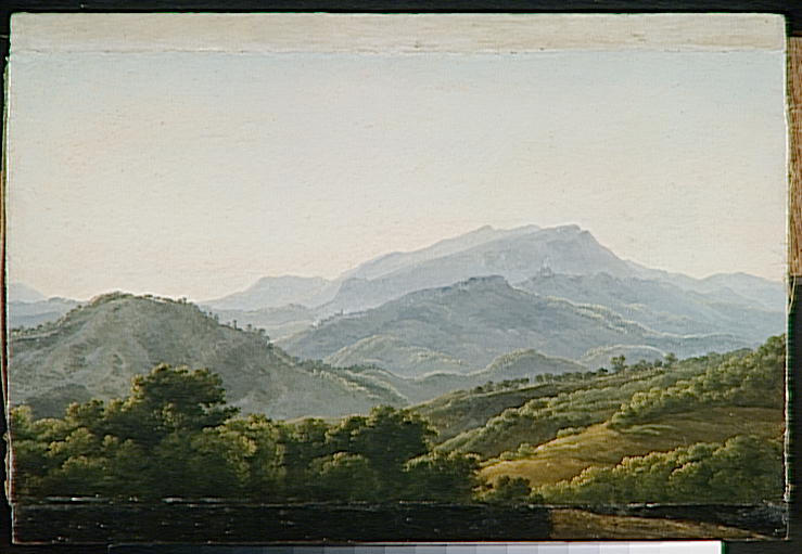 Vue Prise De Subiaco — Jean-joseph-xavier Bidauld