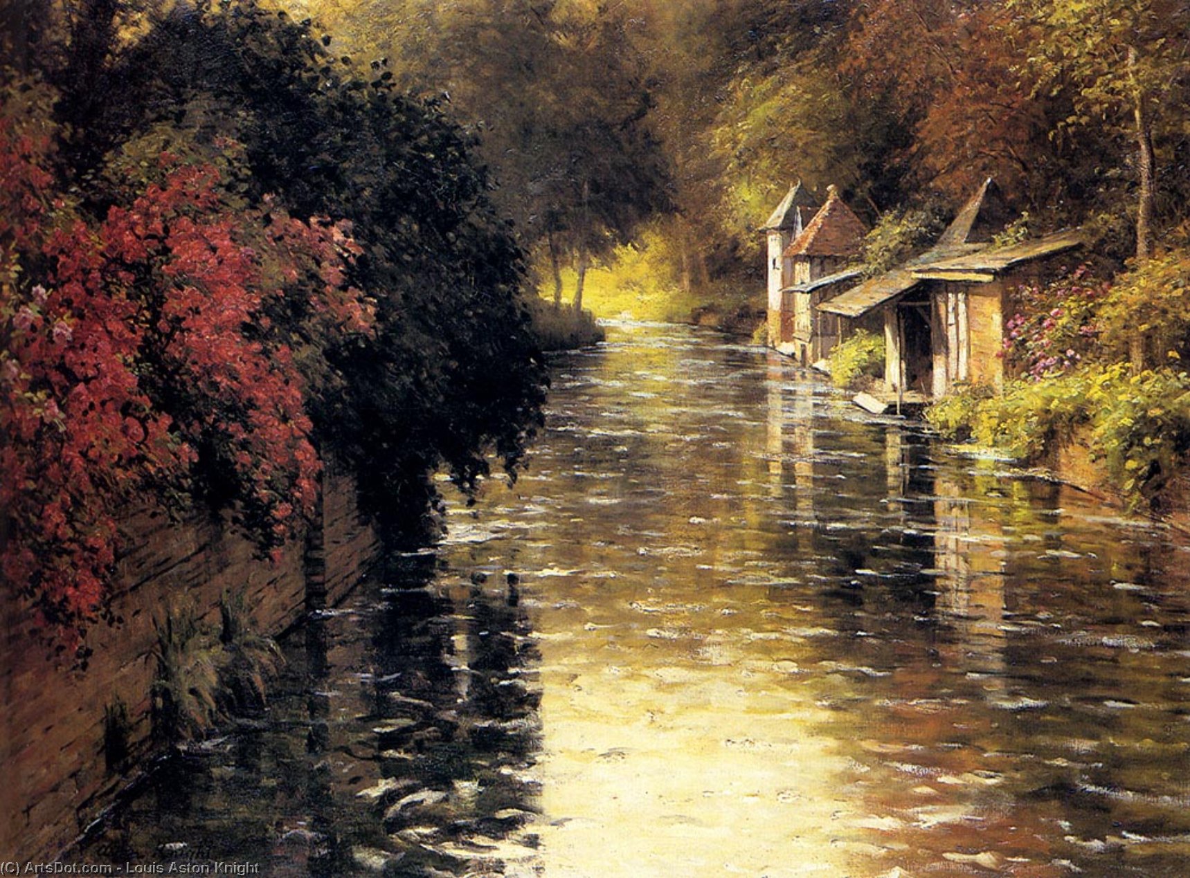 A French River Landscape — Luis Aston Knight
