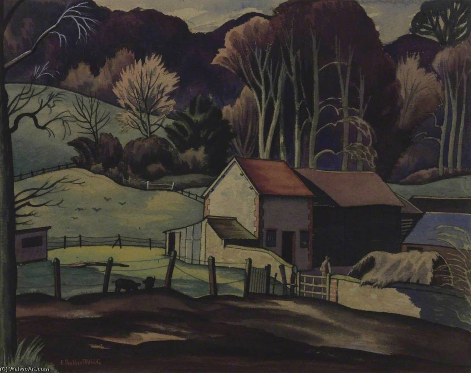 Under The Hills — Ethelbert White