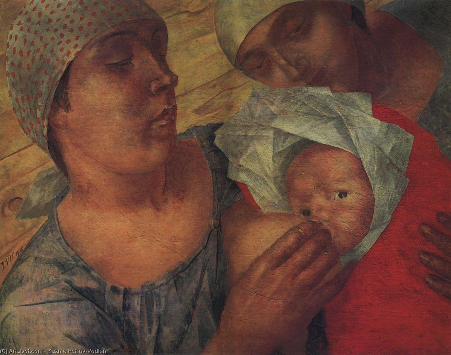 Motherhood — Kuzma Petrov-vodkin