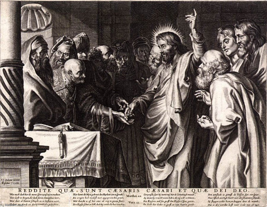 Tribute Money — Claes Jansz The Younger Visscher