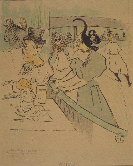 Skating — Henri De Toulouse-lautrec