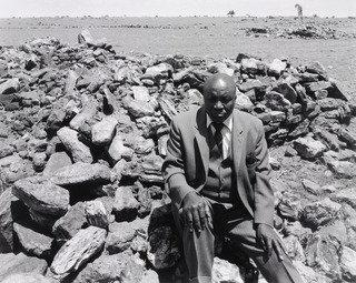 Luke Kgatitsoe At His House, Magopa, Ventersdorp District, Western Transvaal — David Goldblatt