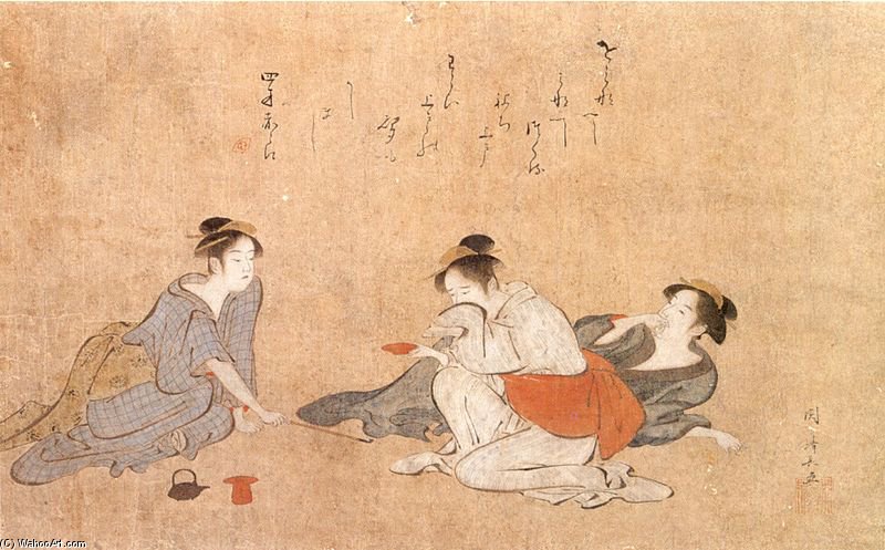 Three Drunken Women — Torii Kiyonaga
